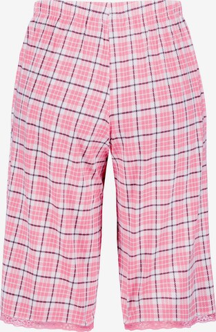 Ulla Popken Pyjamahose in Pink