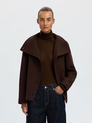 Cappotto di mezza stagione di SELECTED in marrone: frontale