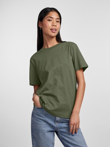 PIECES Shirt 'RIA' in Groen: voorkant