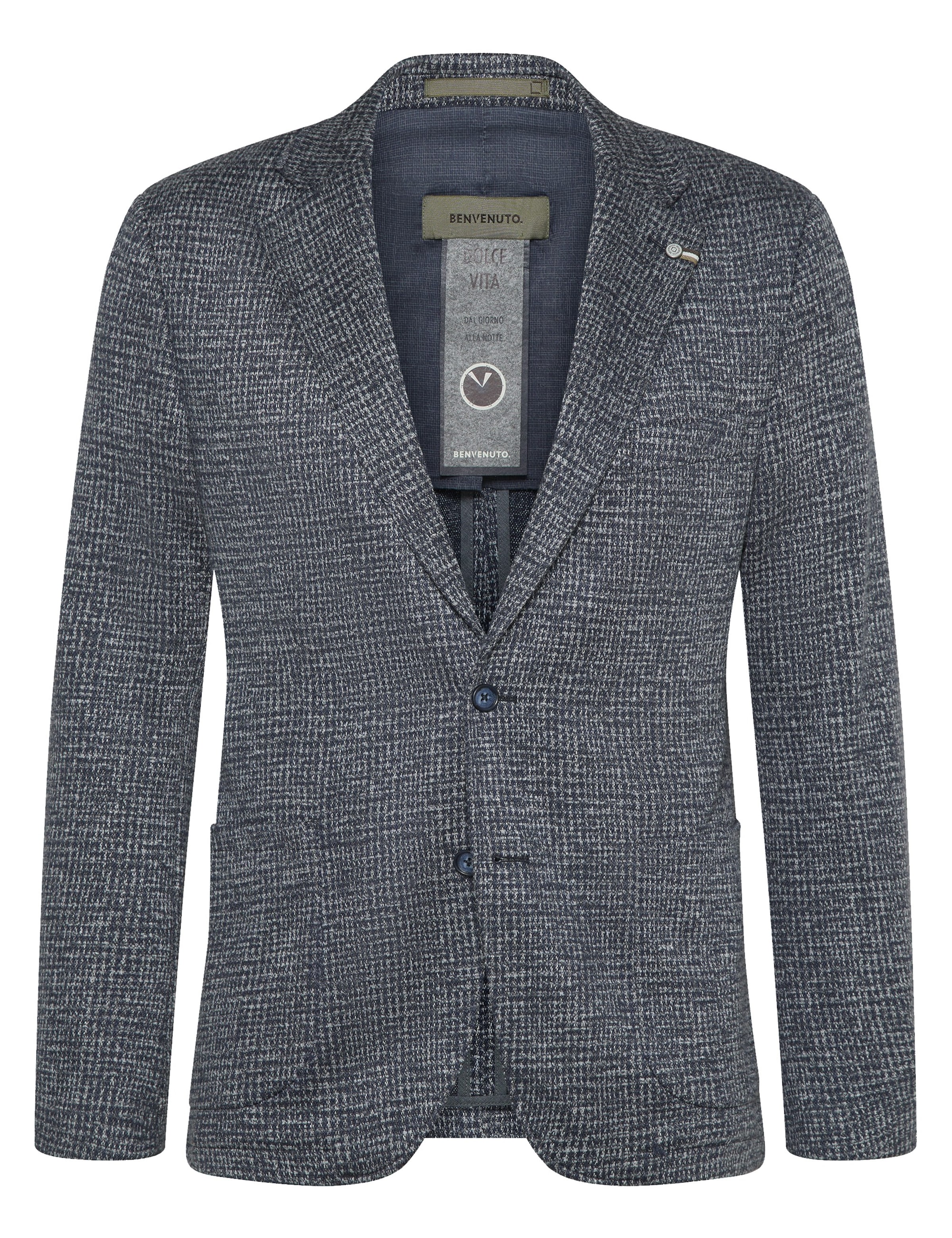 BENVENUTO Regular fit Colbert in Blauw: voorkant
