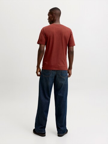 JACK & JONES Slim Fit T-Shirt in Rot