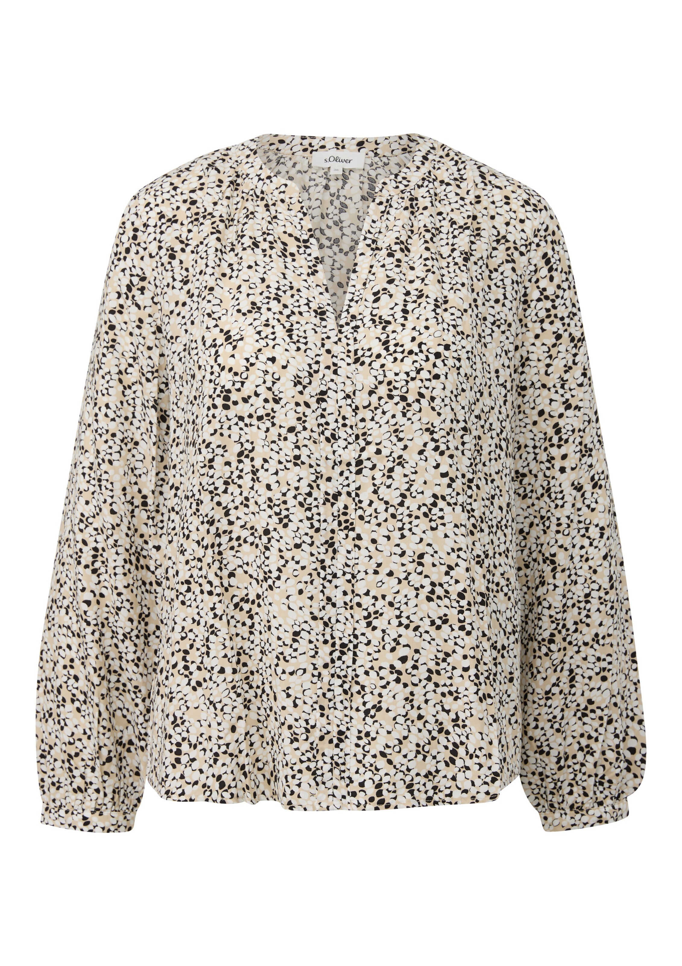 s.Oliver Bluse in Beige: Vorderseite