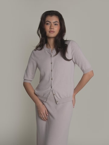 Fiora Muse Knit cardigan in Beige