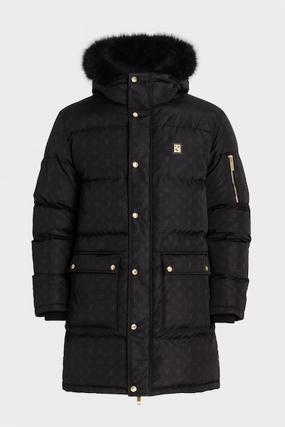 Gianni Kavanagh Winter Coat in Black, Item view