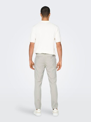 Only & Sons Slimfit Παντελόνι τσίνο 'ONSBrad' σε γκρι