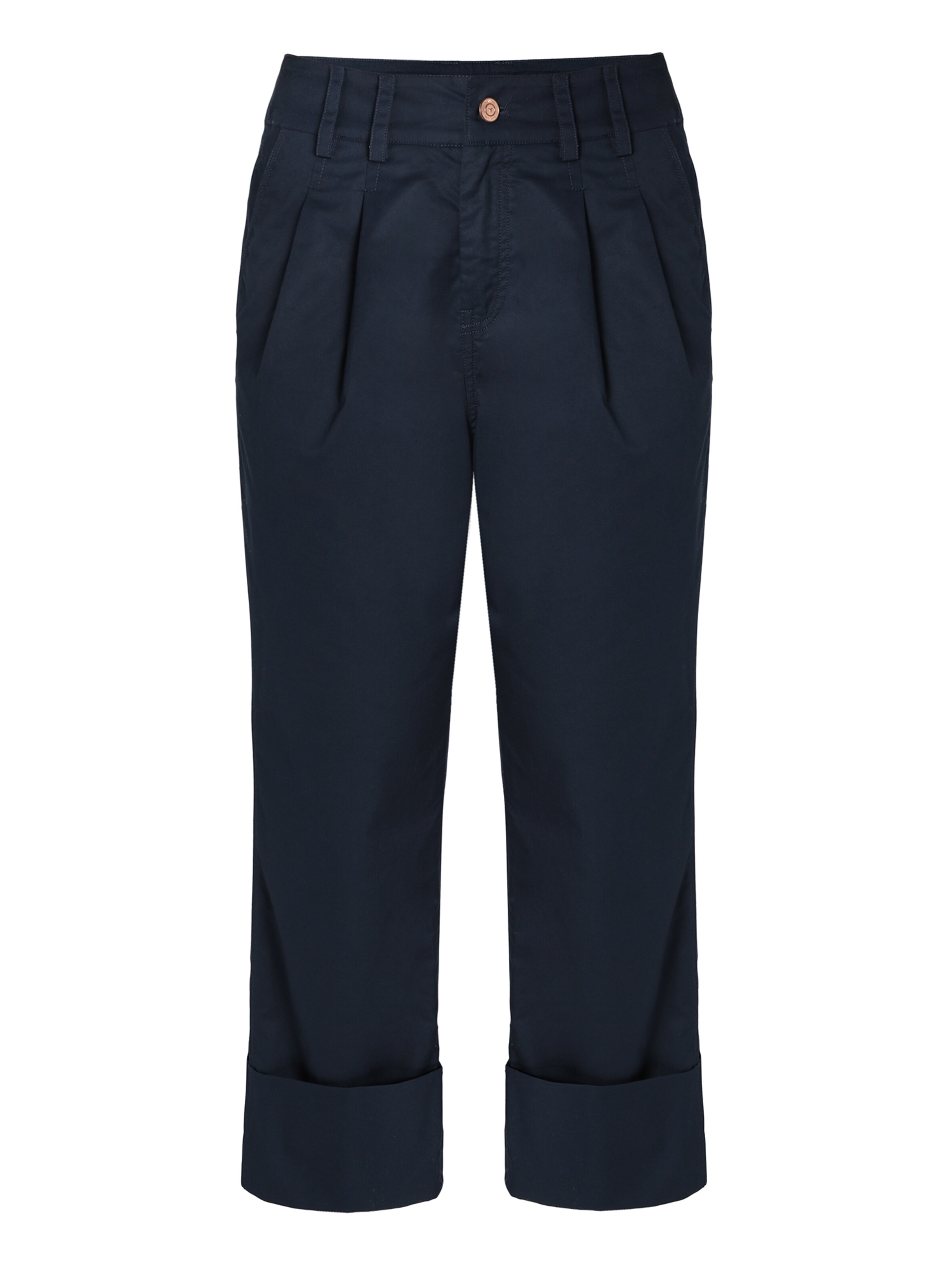 TATUUM Pleat-front trousers 'Erto' in Blue: front