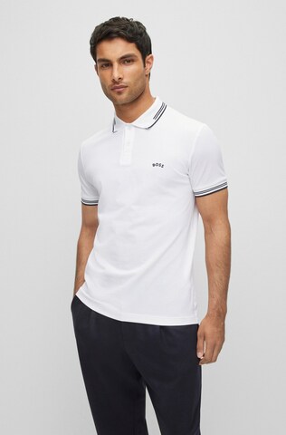BOSS Shirt 'Paul' in Wit: voorkant