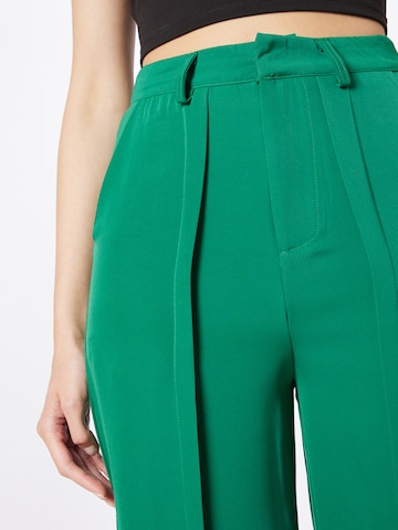 Misspap Wide leg Pleated Pants in Green