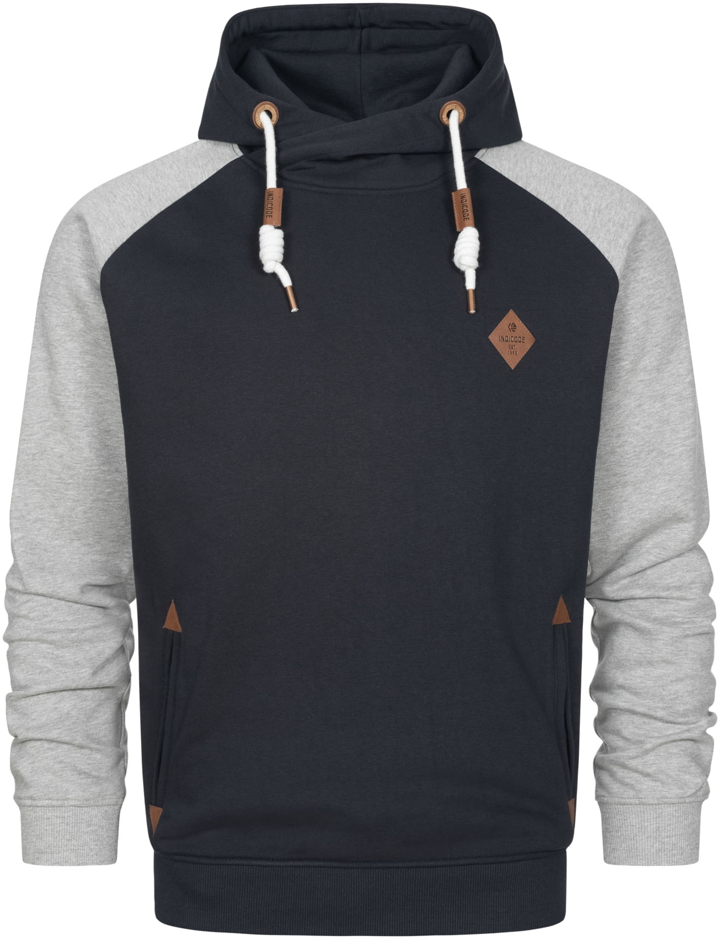 INDICODE JEANS Sweatshirt in Blau: Vorderseite