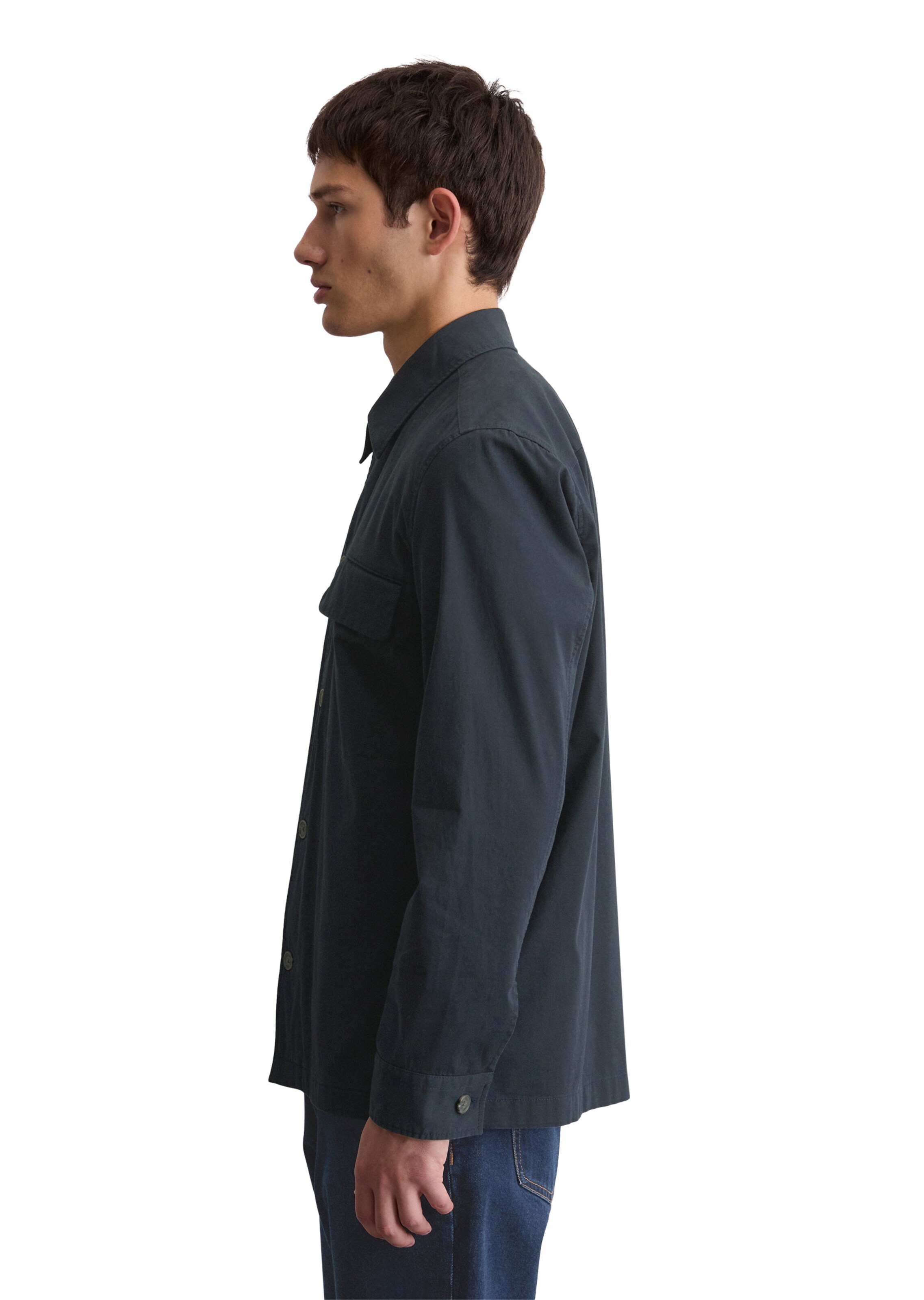 Marc O'Polo Comfort fit Overhemd in Blauw