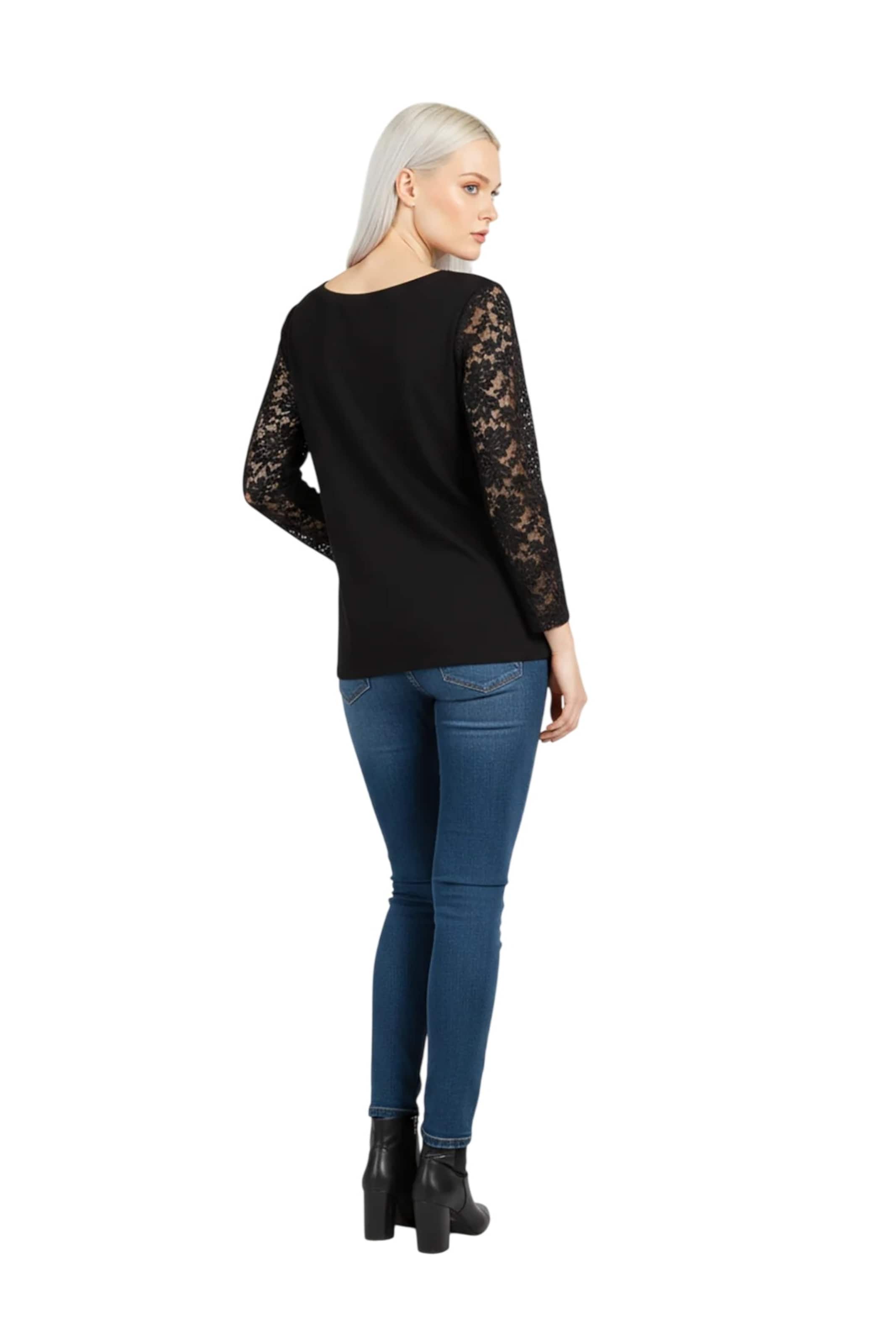 Alexa Dash Blouse in Zwart