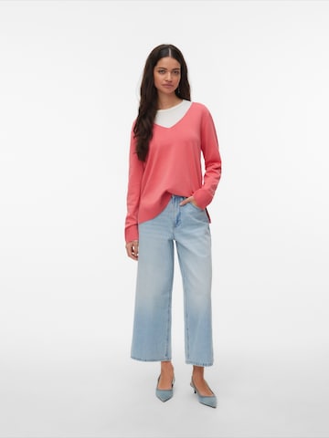 VERO MODA Sweater 'VMSilje' in Pink