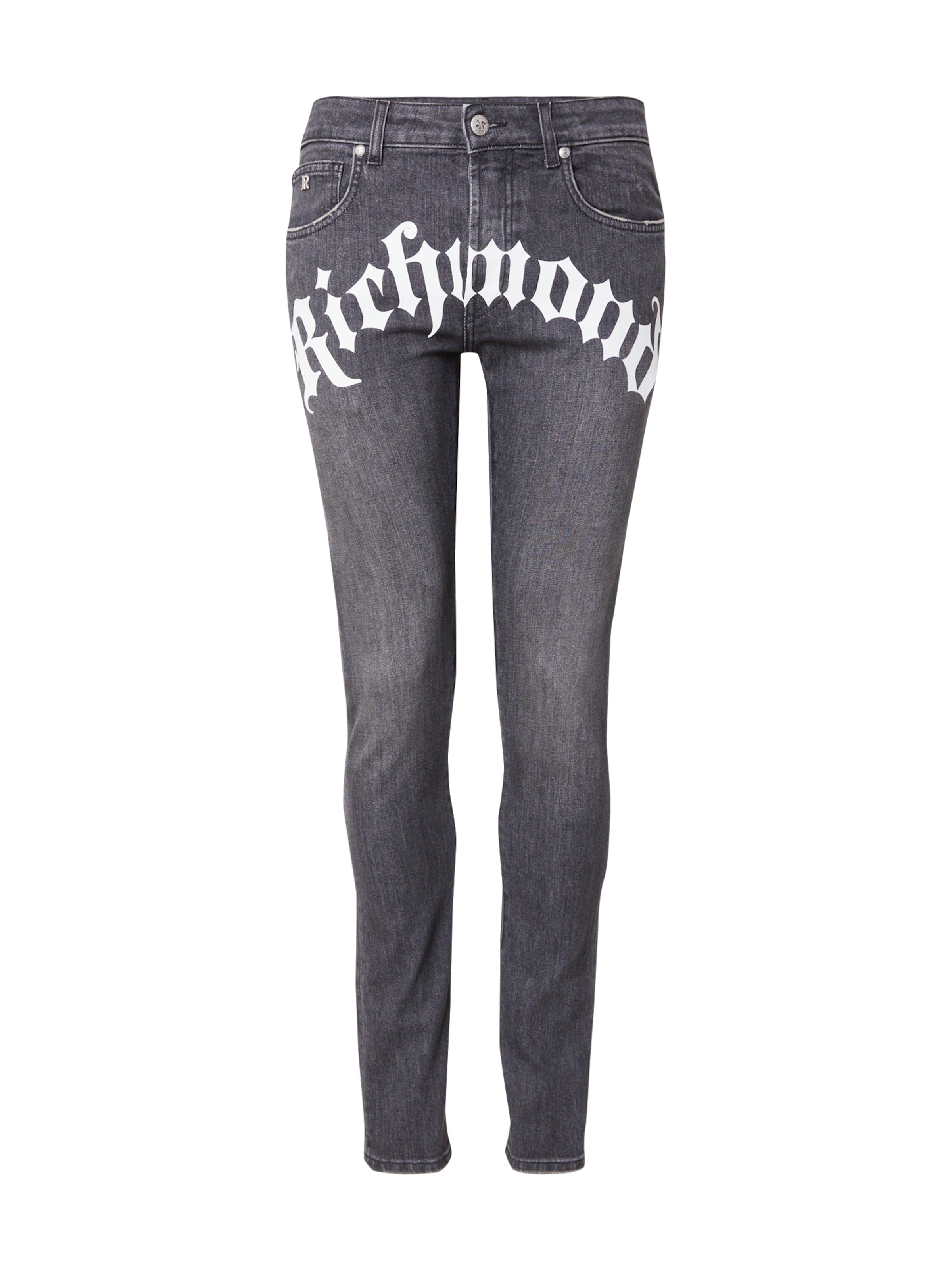 Coupe slim Jean John Richmond en noir : devant