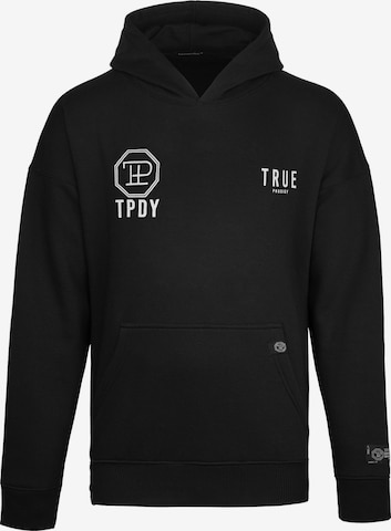 trueprodigy Sweatshirt 'Aaren' in Zwart: voorkant