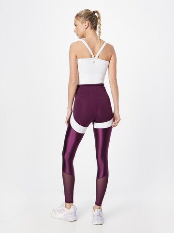 BJÖRN BORG Skinny Sportovní kalhoty – fialová