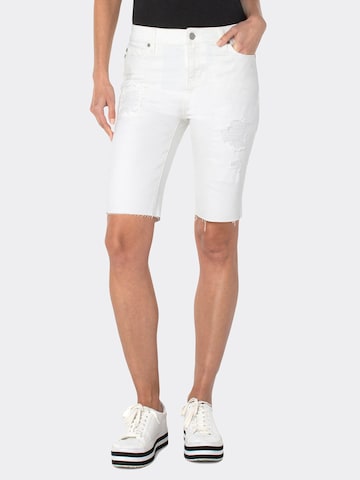 Liverpool Regular Pants in White: front