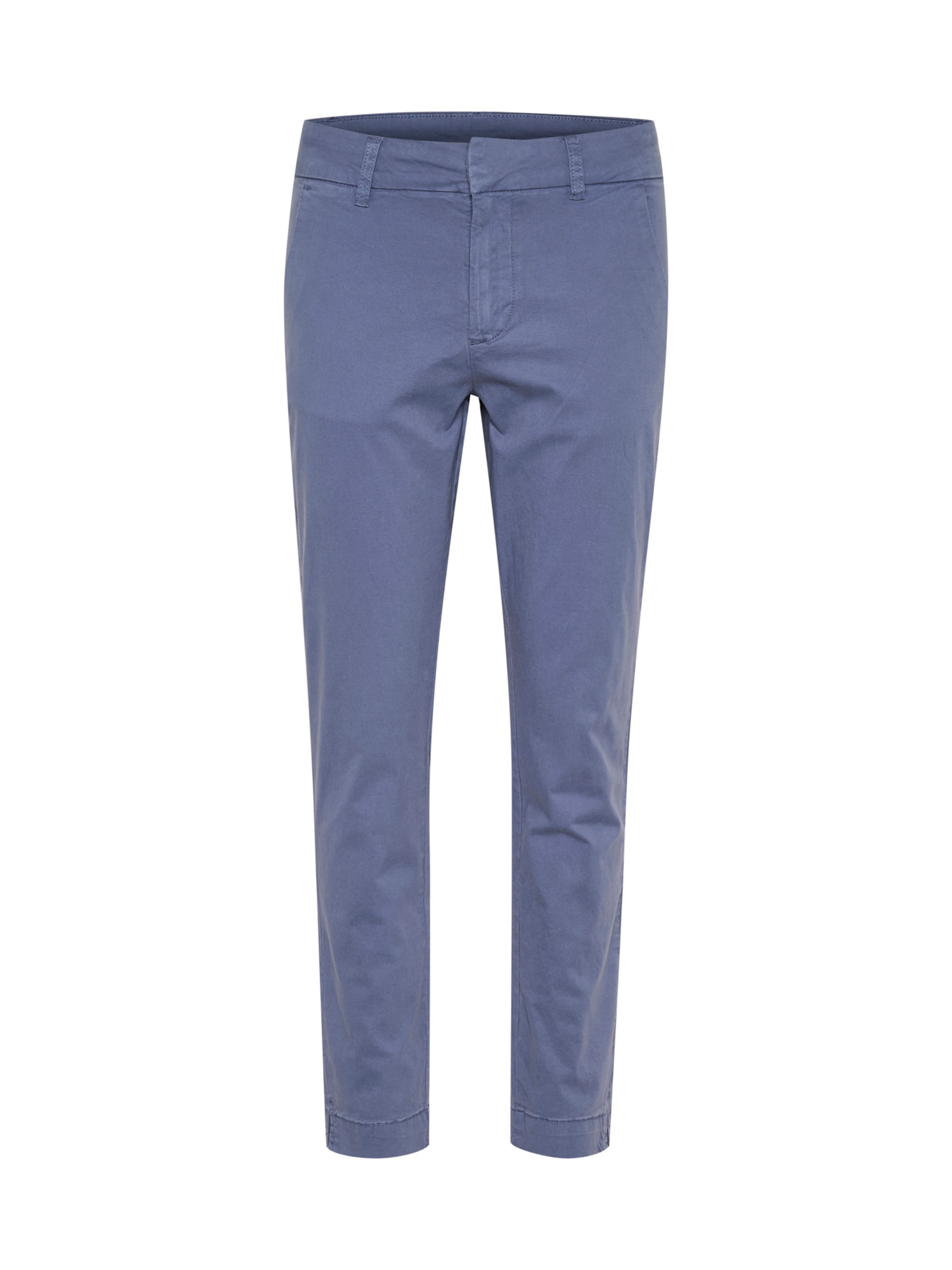 Pantalon chino 'Mette' Kaffe en bleu : devant