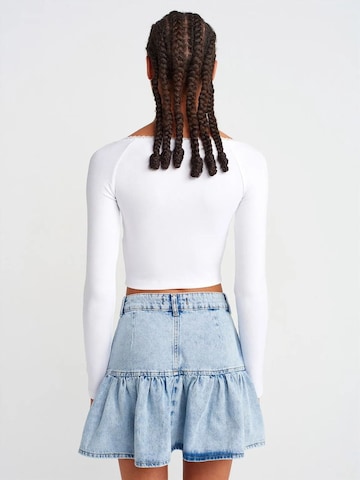 Dilvin Shirt in White