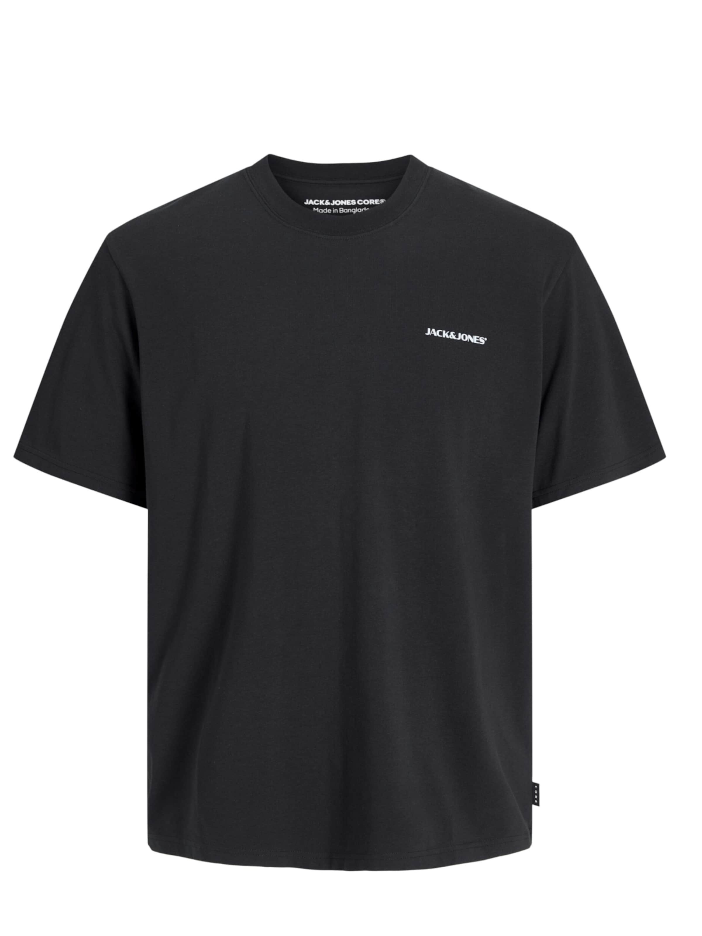 T-shirt 'Jack & Jones - T-shirt' JACK & JONES en noir : devant