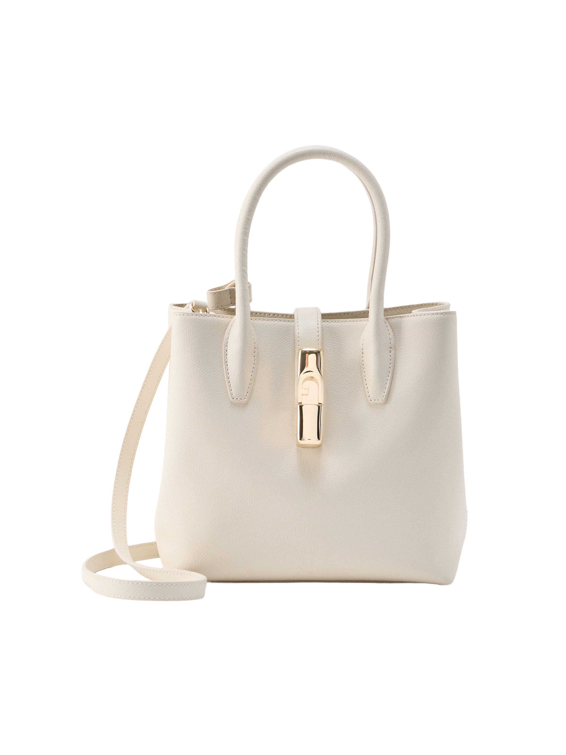 FURLA Handtasche 'GOCCIA' in Weiß: Vorderseite