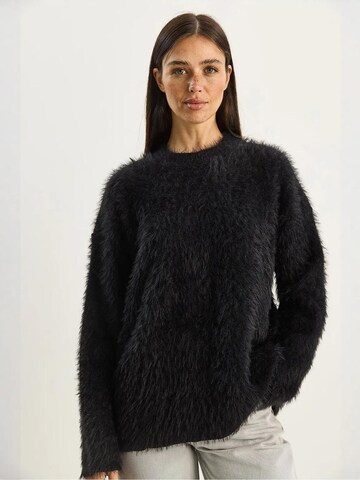 Bianco Lucci Pullover in Schwarz: Vorderseite