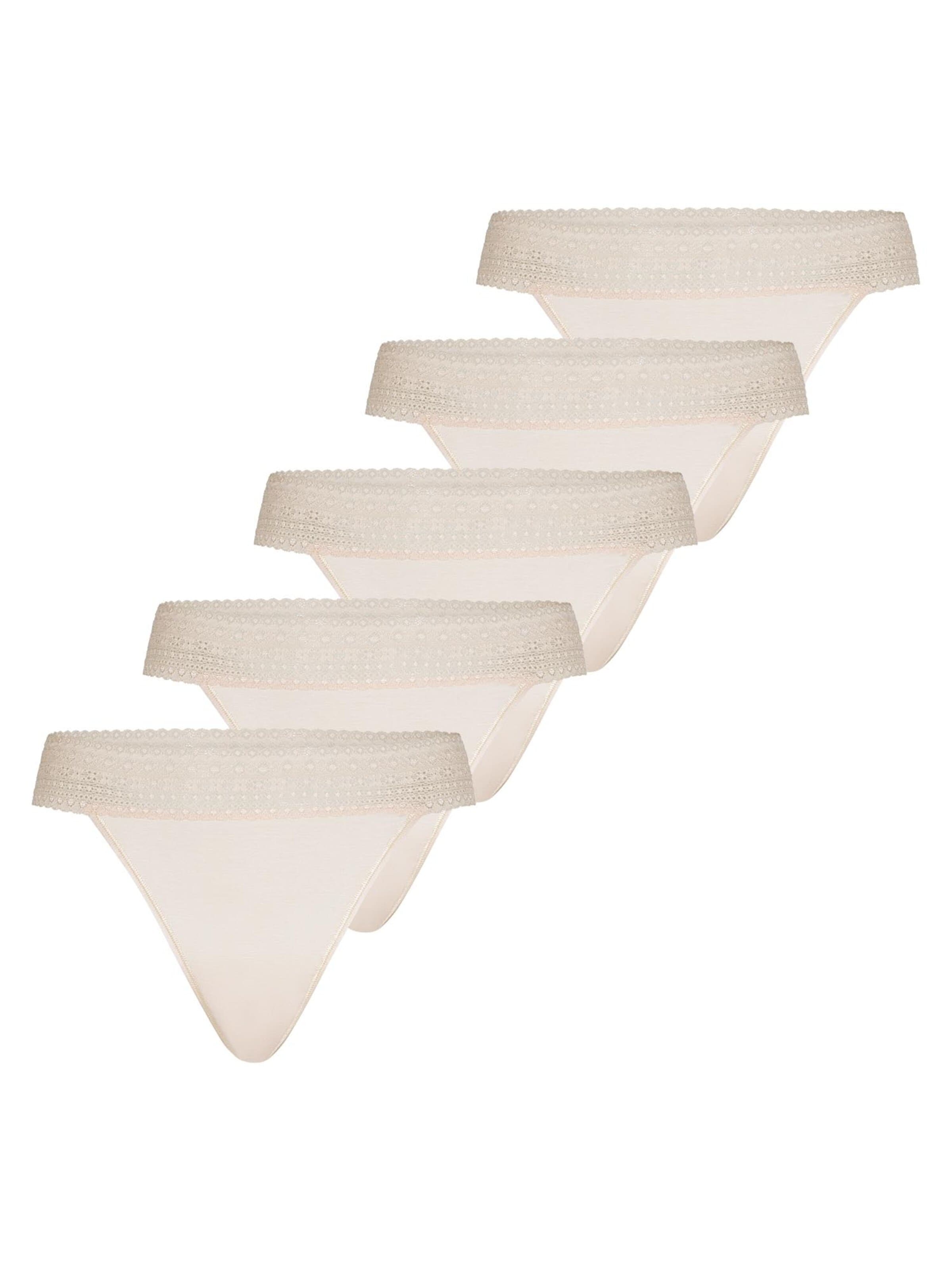 Mey String 'Modal Lace'‌‌‌‌‌‌‌‌‌‌ in Beige: Vorderseite