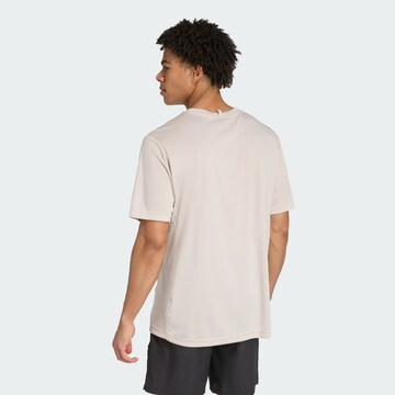 ADIDAS PERFORMANCE - Camiseta funcional 'Essentials Holiday' en beige