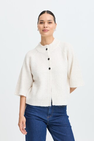 Cardigan 'OTAJA' b.young en beige : devant