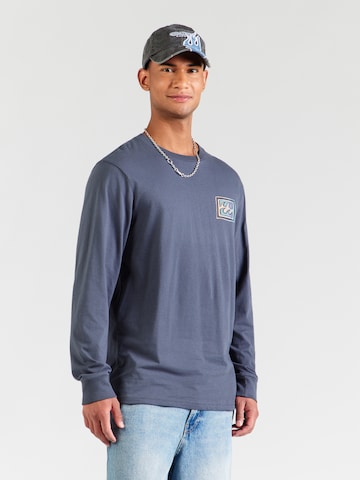 BILLABONG Tričko 'Crayon Wave' - Modrá: predná strana