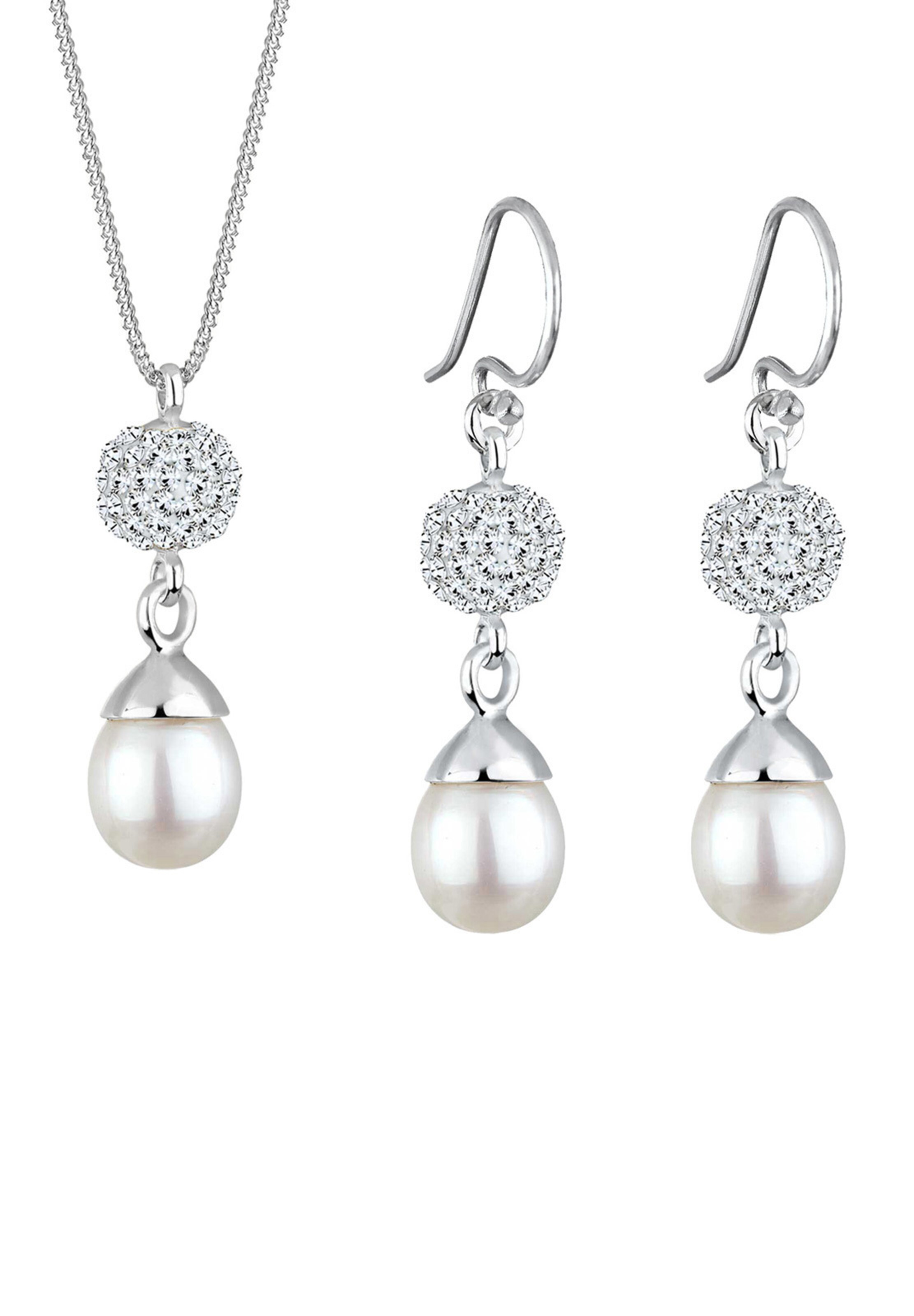 ELLI Schmuckset in Silber: Vorderseite