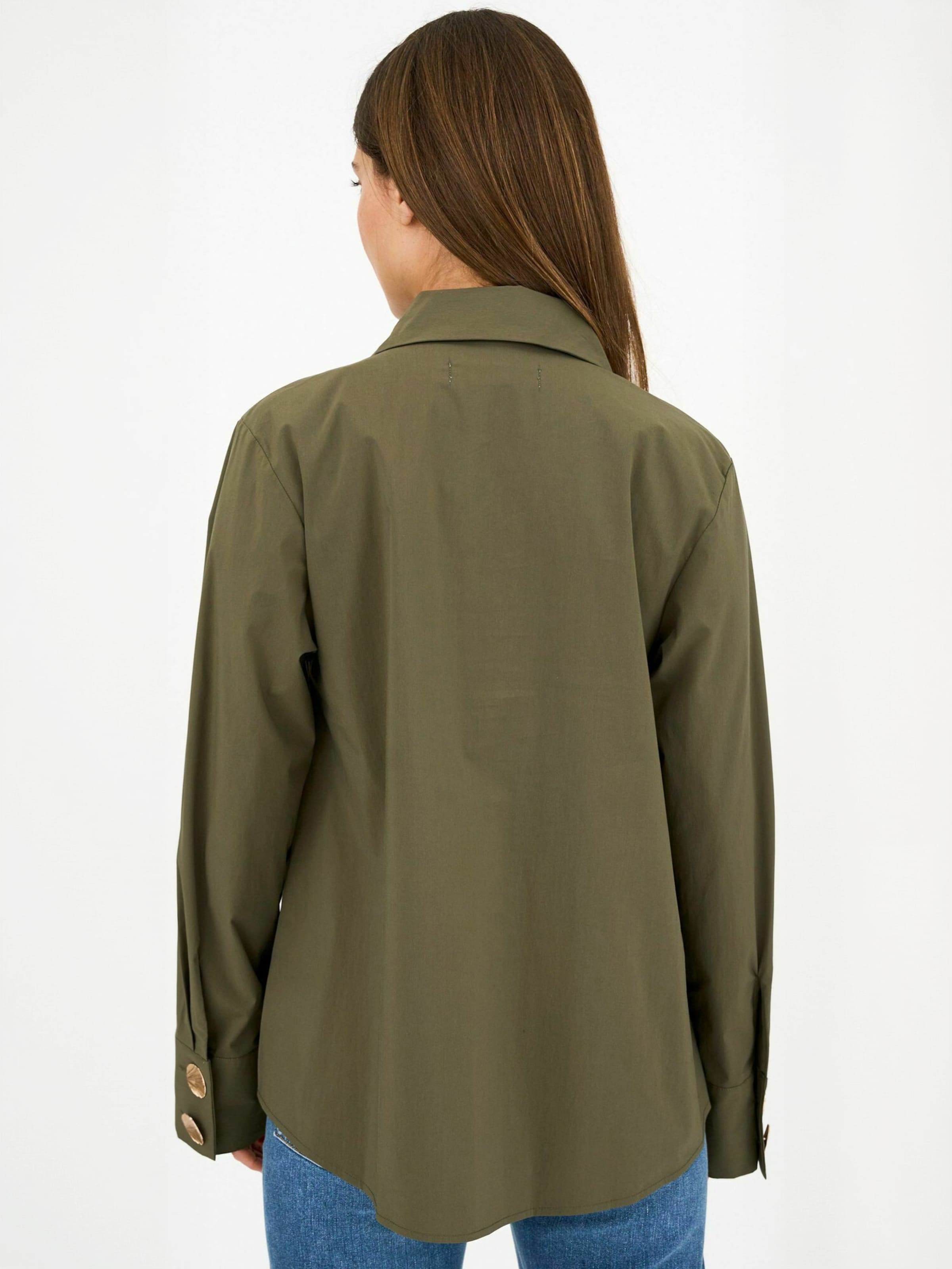 Pieszak - Camisa ' PD-Tulip ' em verde: atrás