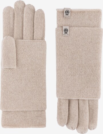 Roeckl Handwarmers 'WINTER DREAM' in Beige: voorkant