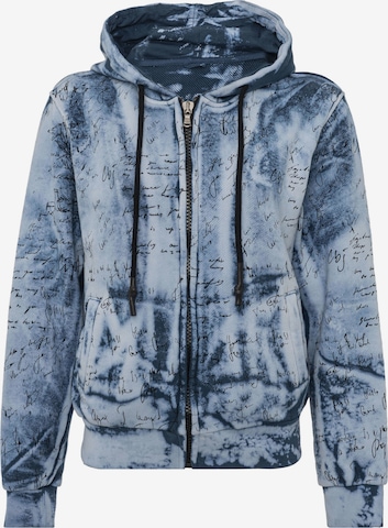 Veste de survêtement 'WL379' CIPO & BAXX en bleu : devant