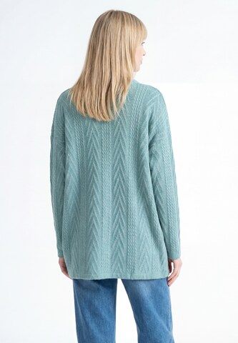 MIMO Gebreid vest 'Autumn Fashion' in Groen