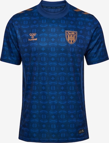 T-Shirt fonctionnel Hummel en bleu : devant