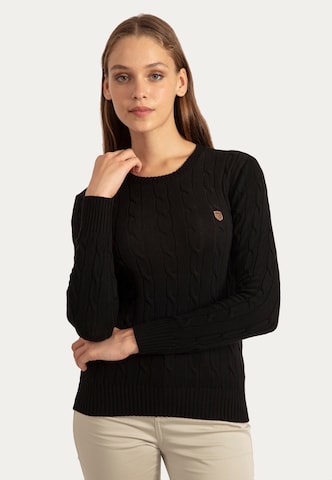 Sir Raymond Tailor Strickpullover 'Igor' in Schwarz