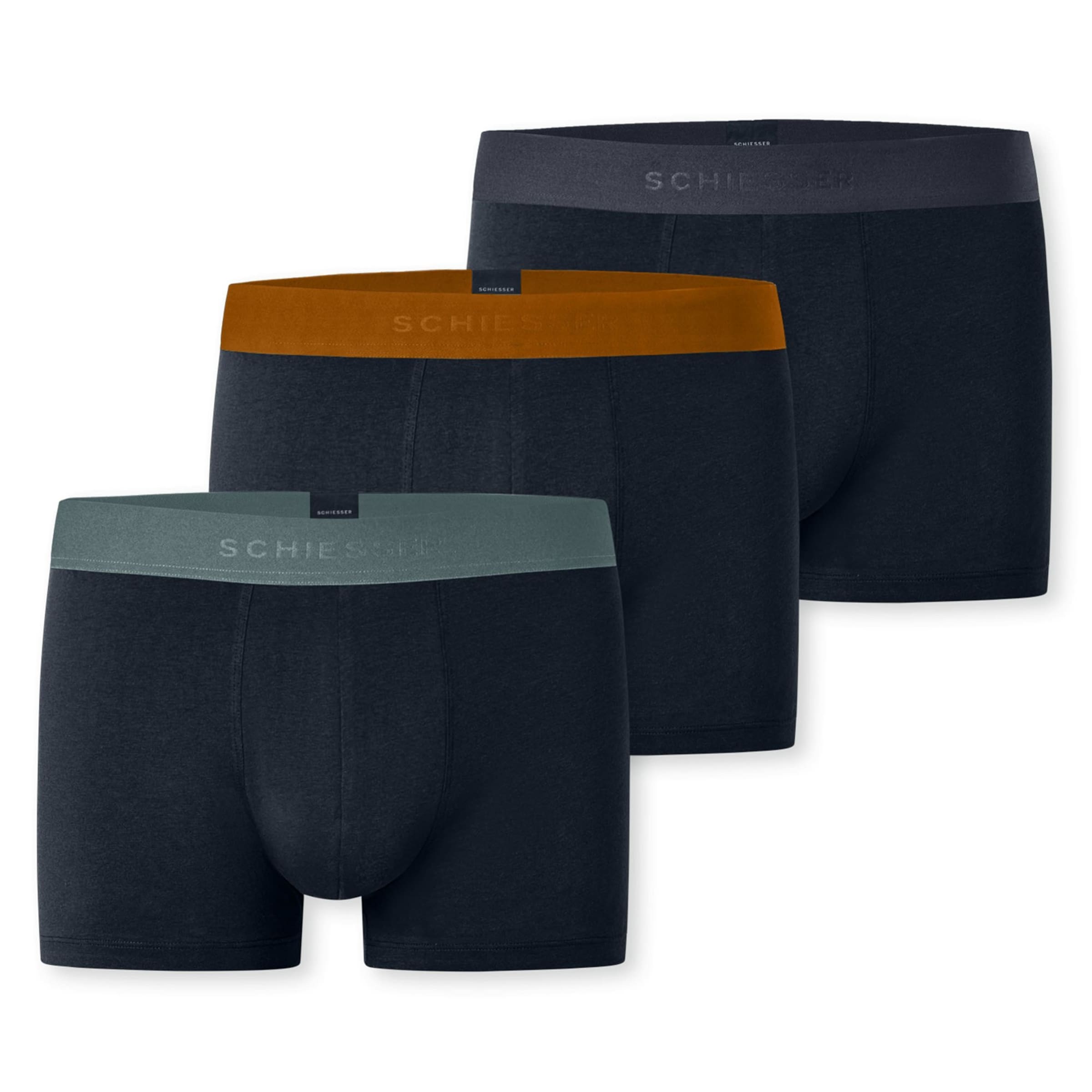 SCHIESSER Boksershorts i sort: forside