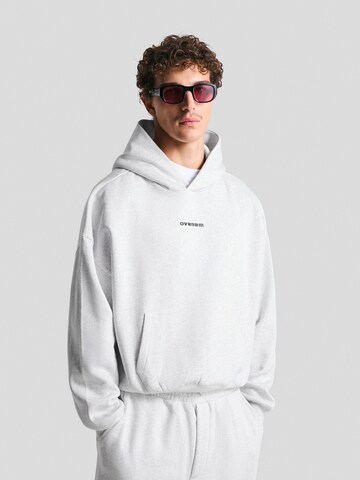Bershka Mikina - Sivá: predná strana
