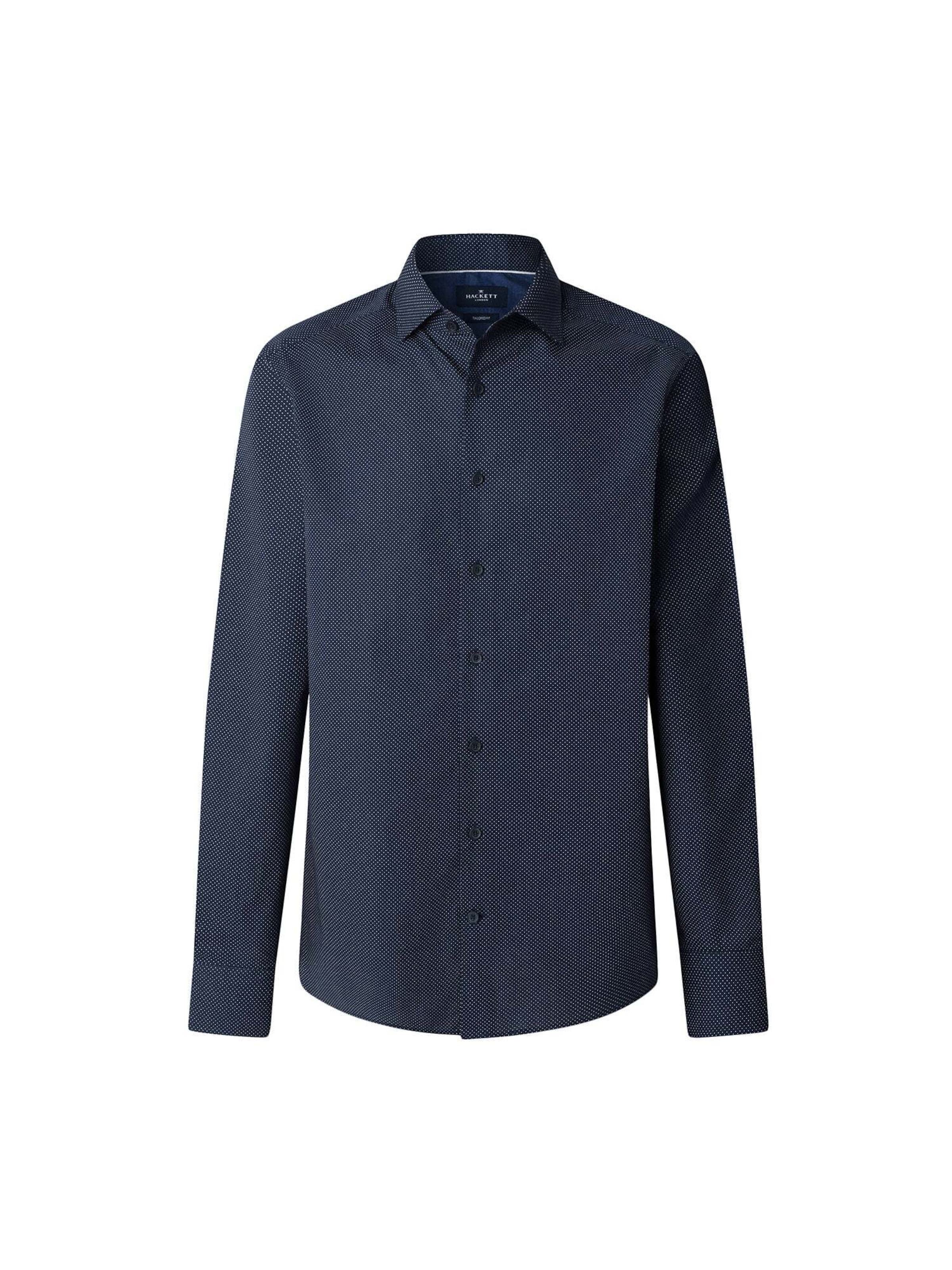Camicia Hackett London di colore blu notte / bianco, Visualizzazione prodotti