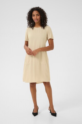 Kaffe Jurk 'Milia' in Beige
