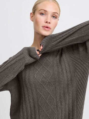 b.young Knit dress 'MEDI' in Grey