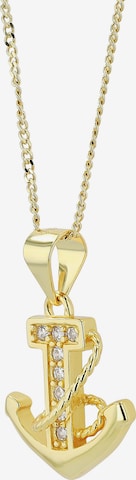 Akzent Pendant '"Tono" aus 925 Sterlingsilber, rhodiniert, langlebig' in Gold: front