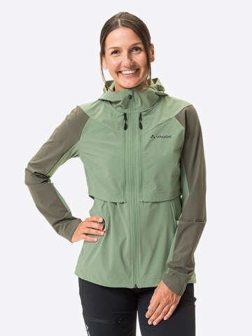 VAUDE Outdoor Jacket 'Moab' in Green: front