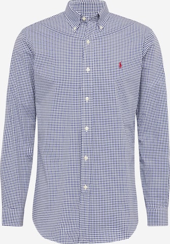 Polo Ralph Lauren Regular fit Overhemd in Blauw: voorkant