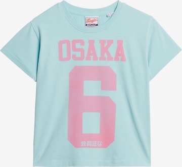 Superdry Shirt 'Osaka 6' in Blau: predná strana