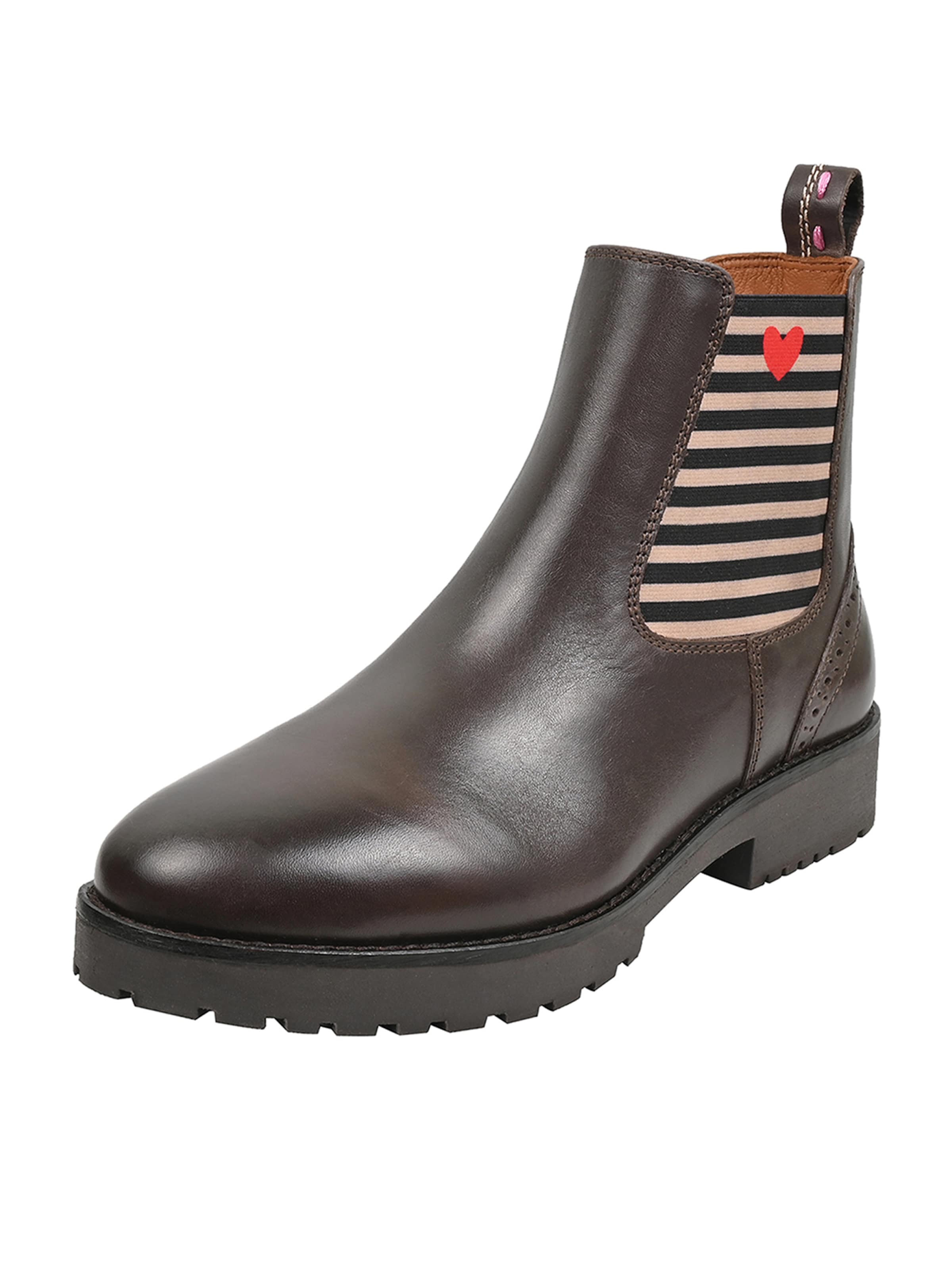 Crickit Chelsea boots ' SIMBA ' in Bruin: voorkant