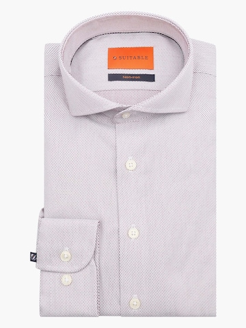 Suitable Slim Fit Hemd in Rot: Vorderseite