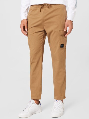 HOLLISTER Tapered Nadrág - zöld: elől