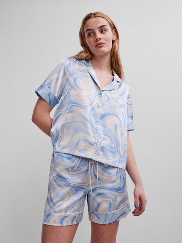 PIECES Blouse in Blauw: voorkant