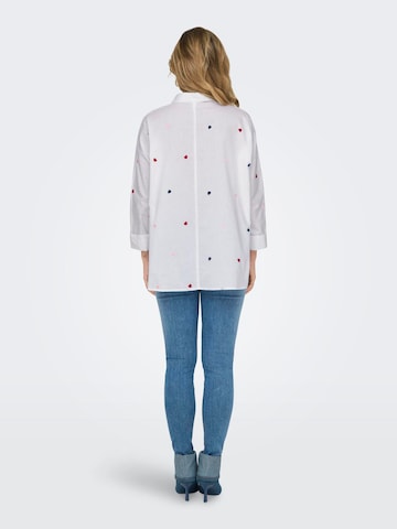 Chemisier 'ONLNEW LINA GRACE' ONLY en blanc